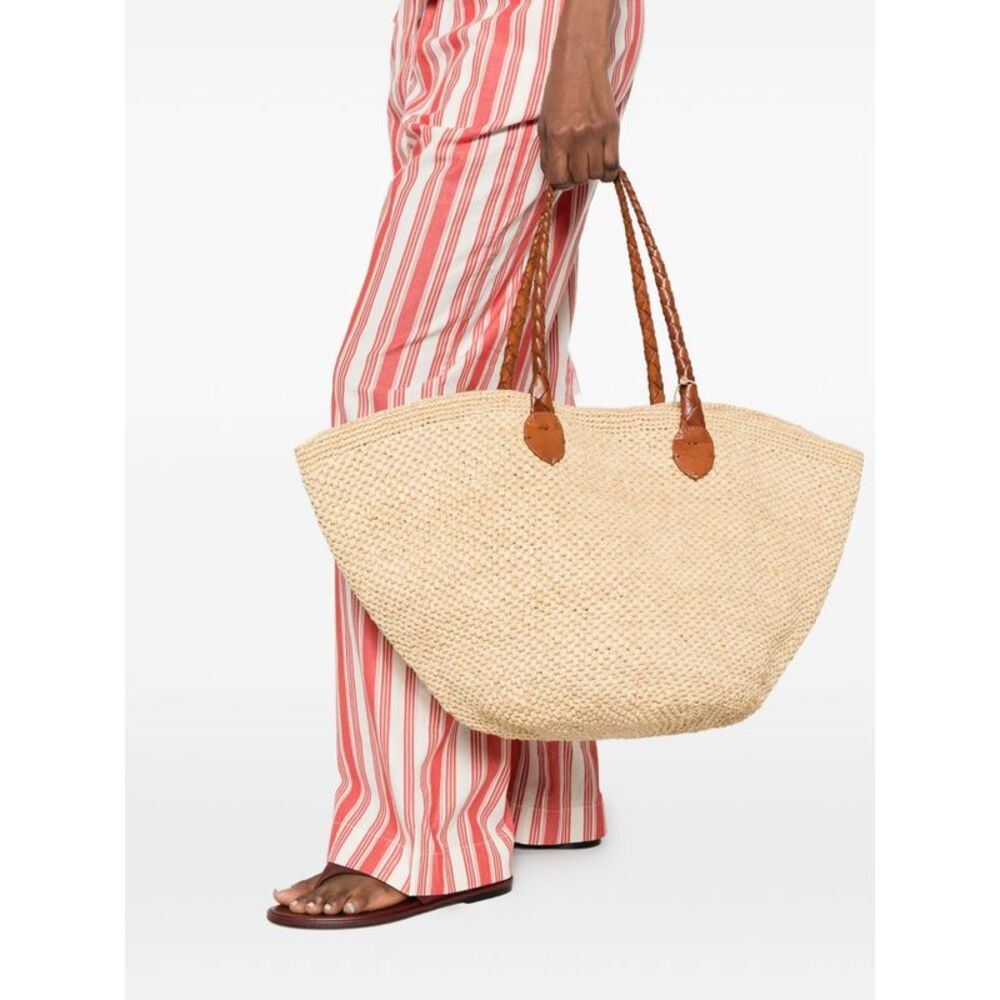 Sovani X Dragon Diffusion Women Brunella Straw Tote Bag - Picture 5 of 5